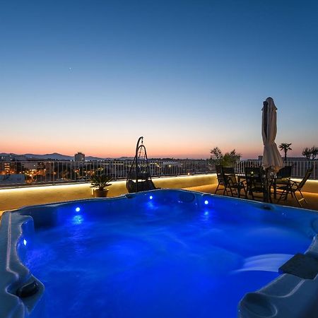 Апартаменты Zadar Sunset Penthouse With Spectacular View And Jacuzzi Экстерьер фото