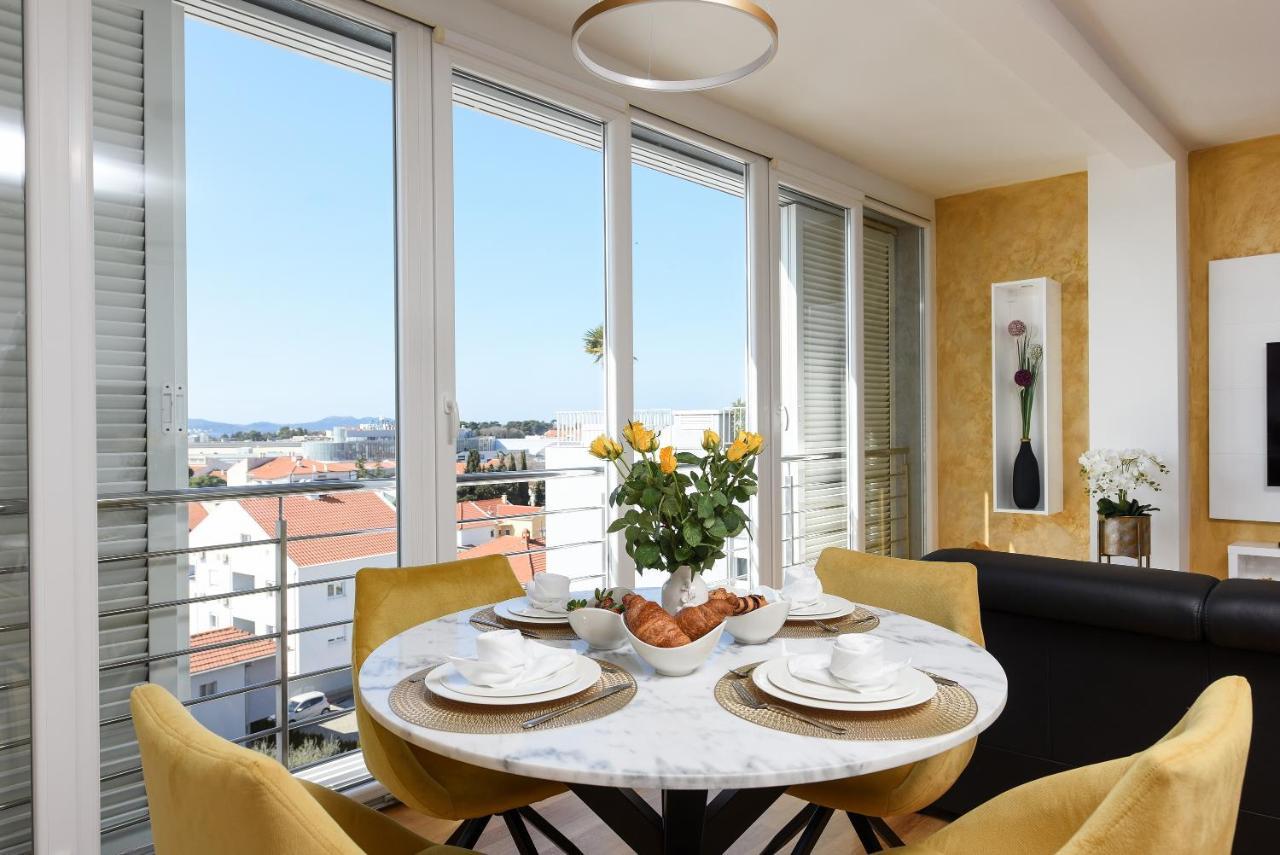 Апартаменты Zadar Sunset Penthouse With Spectacular View And Jacuzzi Экстерьер фото