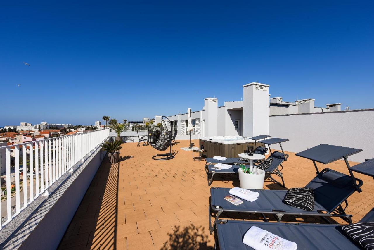 Апартаменты Zadar Sunset Penthouse With Spectacular View And Jacuzzi Экстерьер фото