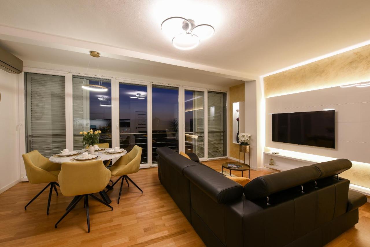 Апартаменты Zadar Sunset Penthouse With Spectacular View And Jacuzzi Экстерьер фото