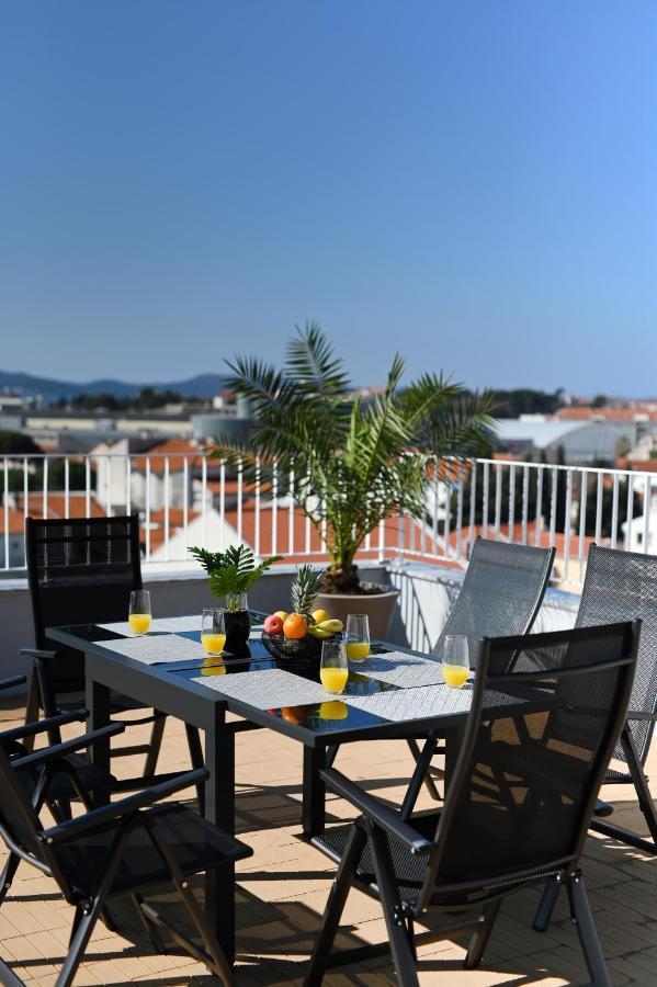Апартаменты Zadar Sunset Penthouse With Spectacular View And Jacuzzi Экстерьер фото